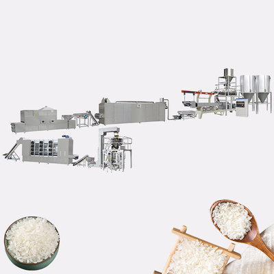 خط إنتاج الأرز الاصطناعي المصنوع من الفولاذ المقاوم للصدأ بدرجة الغذاء