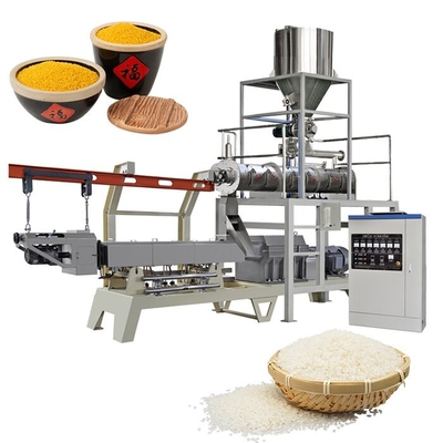 الفولاذ المقاوم للصدأ 304 آلة الأرز الاصطناعي التلقائي 1000 كجم / ساعة الطارد