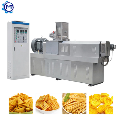 MT 65 70 70C 85 خط إنتاج الوجبات الخفيفة المقلية Flour Bugles Snacks Food Machine